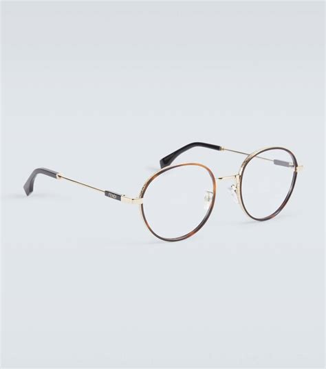 fendi circle glasses|fendi glasses prices.